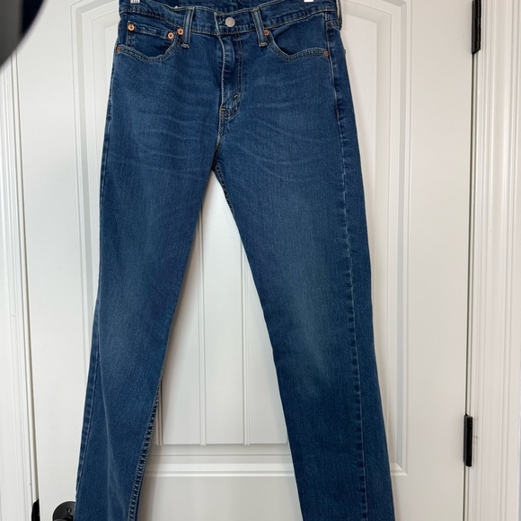 Levi’s 511 Other - Levi's Blue Straight-Leg Denim with Gold Stitching 32x34